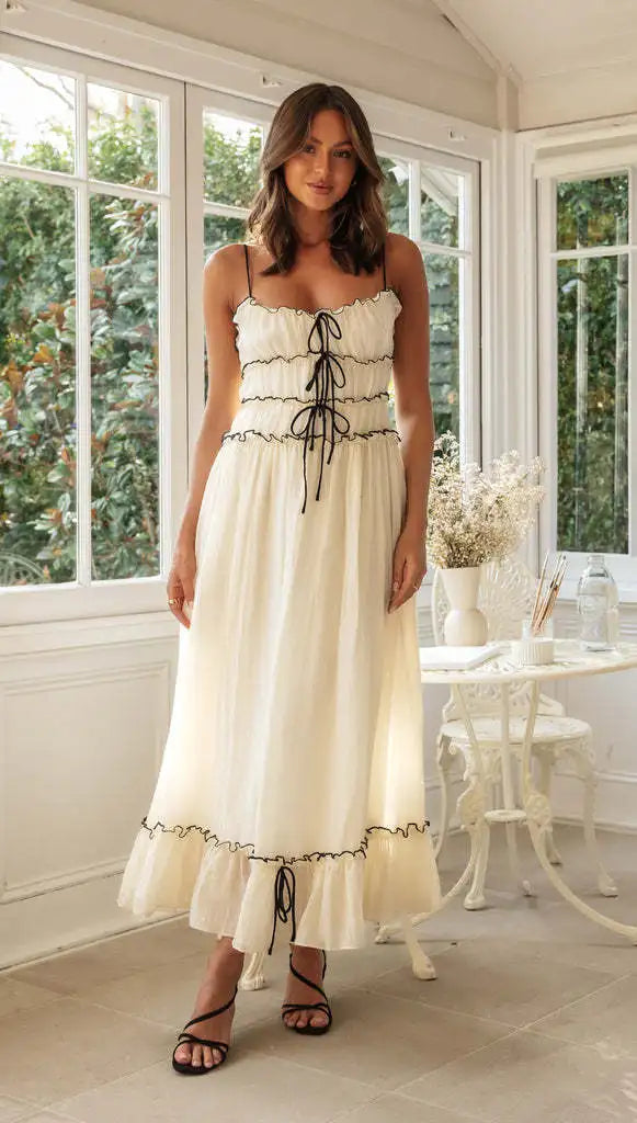 Veliores Robe Maxi 'Charme Éthéré'