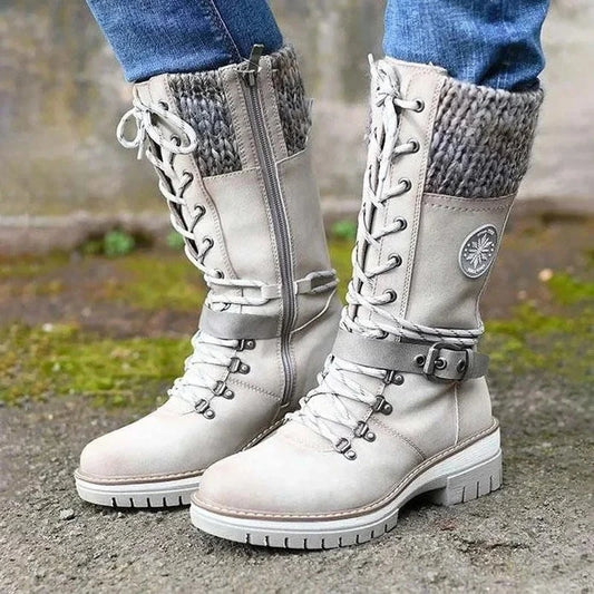 Tanirtt Hivory Bottes de neige imperméables au genou